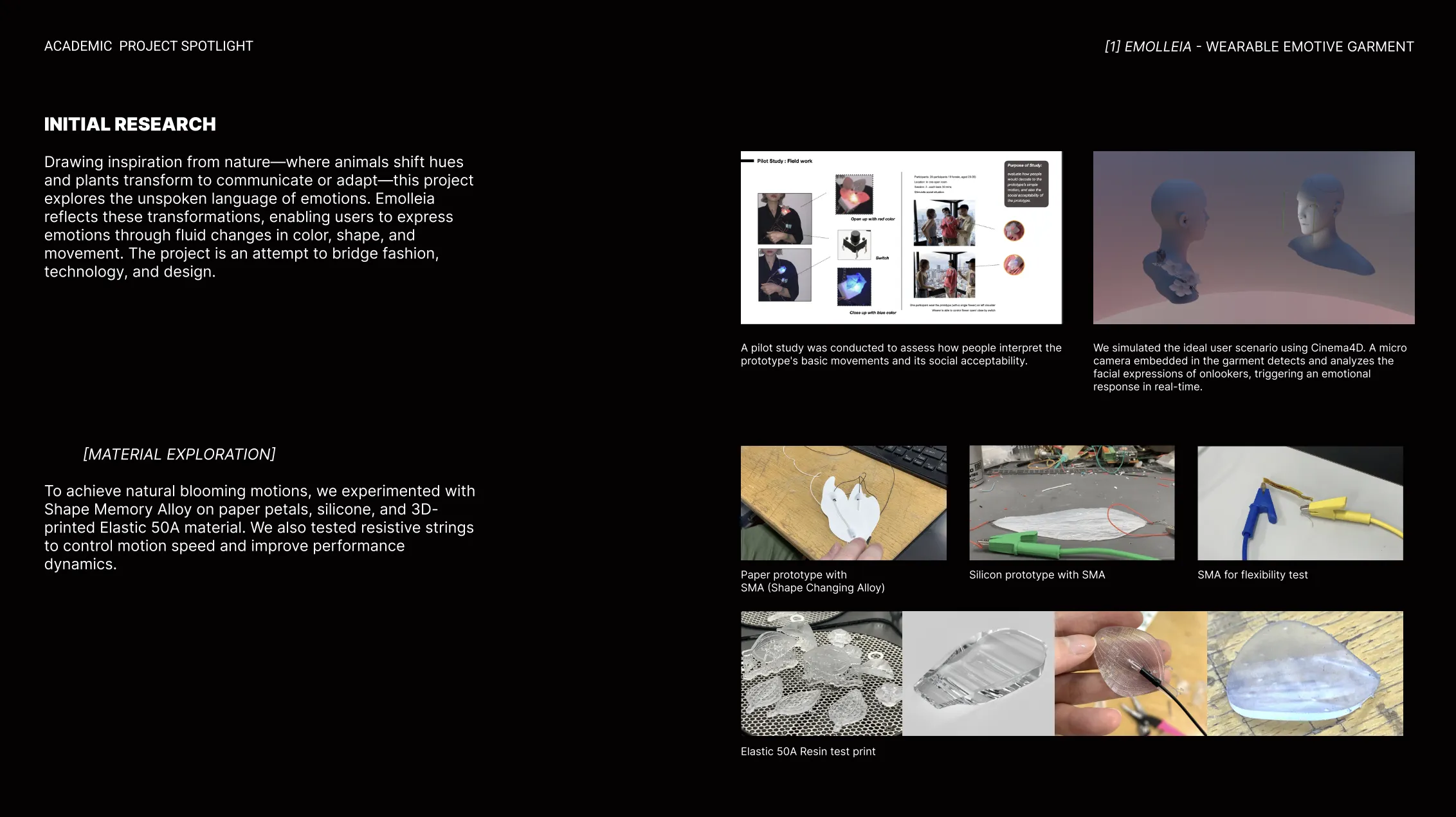 Emolleia Wearable Design